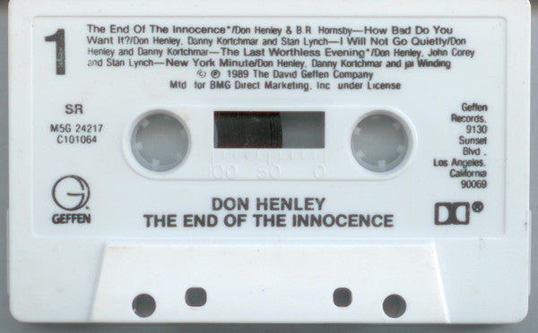 Don Henley : The End Of The Innocence (Cass, Album, Club, SR,)
