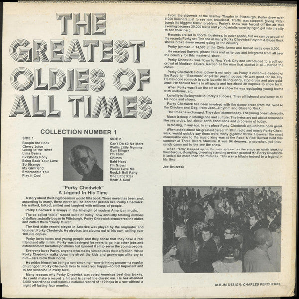 Various, Porky Chedwick : Porky Chedwick's Originals Collection Number 1 (LP, Comp)