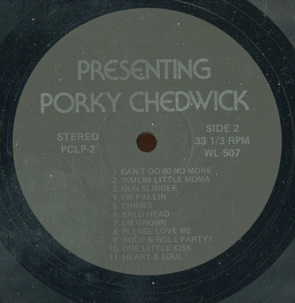 Various, Porky Chedwick : Porky Chedwick's Originals Collection Number 1 (LP, Comp)