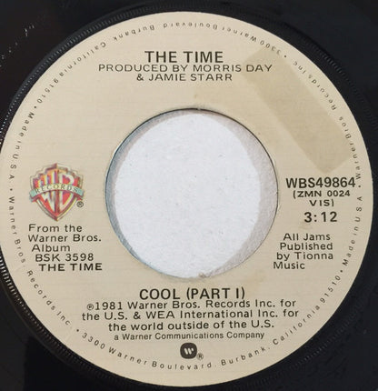 The Time : Cool (7", Single, Win)