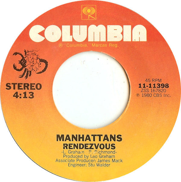 Manhattans : I'll Never Find Another (Find Another Like You) (7", Styrene, Ter)