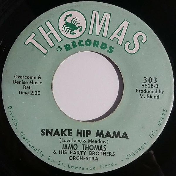 Jamo Thomas & His Party Brothers Orchestra : I Spy (For The FBI)  (7", Single)
