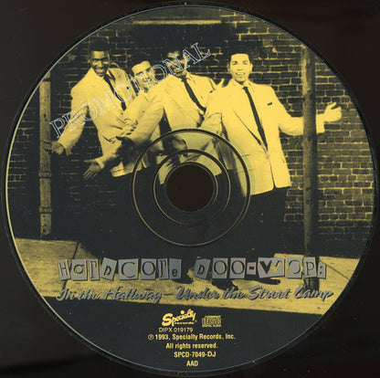 Various : Hardcore Doo-Wop: In The Hallway Under The Street Lamp (CD, Comp, Promo)