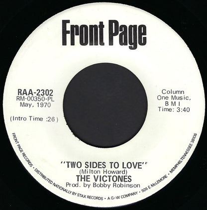 The Victones : Two Sides To Love (7", Promo, PL)