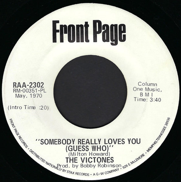 The Victones : Two Sides To Love (7", Promo, PL)