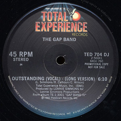 The Gap Band : Outstanding (12", Promo)