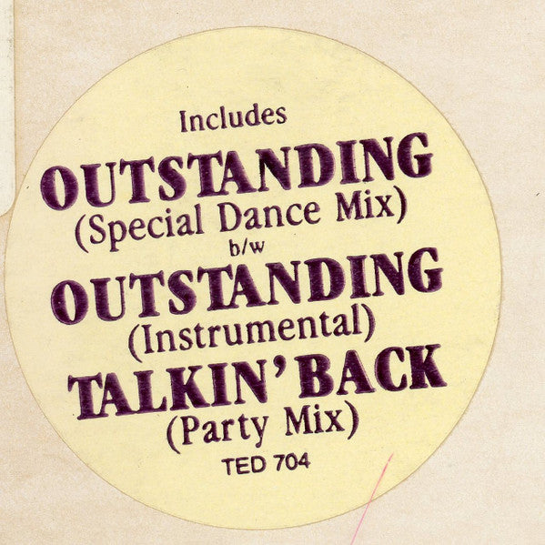 The Gap Band : Outstanding (12", Promo)