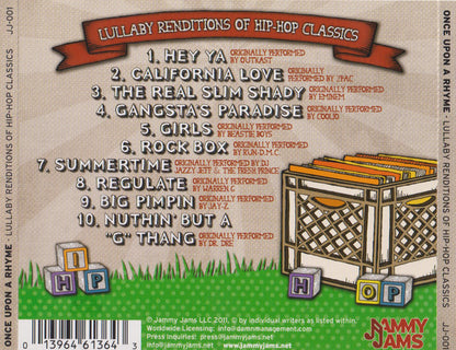Jammy Jams : Once Upon A Rhyme (Lullaby Renditions Of Hip-Hop Classics) (CD, Album)