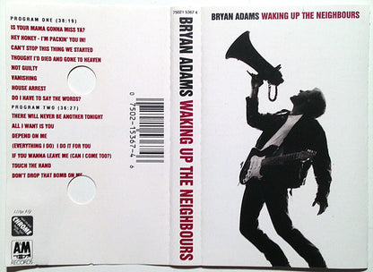 Bryan Adams : Waking Up The Neighbours (Cass, Album)