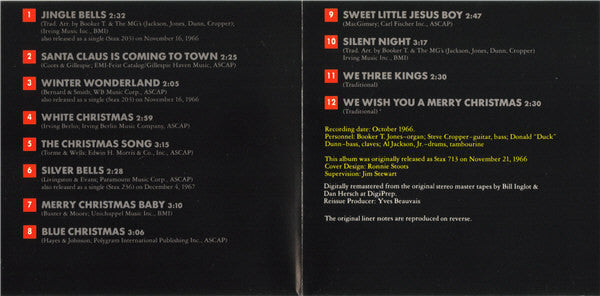 Booker T & The MG's : In The Christmas Spirit (CD, Album, RE)
