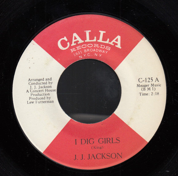 J.J. Jackson : I Dig Girls / That Ain't Right (7", Single)