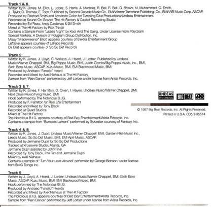 Lil' Kim Featuring Da Brat, Lisa "Left Eye" Lopes, Missy Elliott & Angie Martinez : Not Tonight (CD, Maxi)