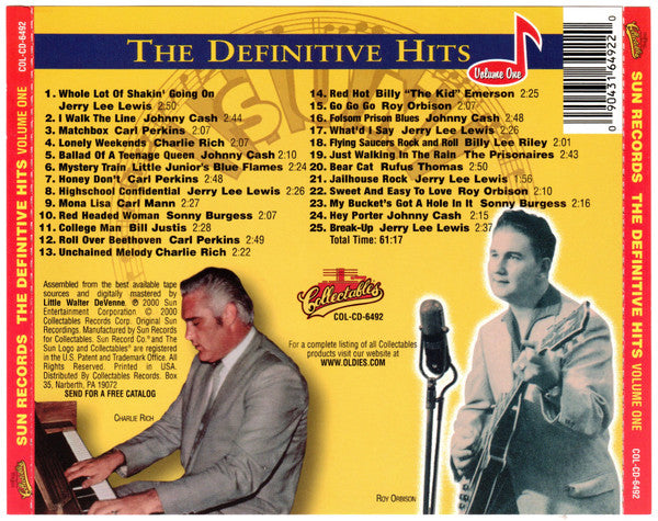 Various : Sun Records The Definitive Hits Volume One  (CD, Comp)