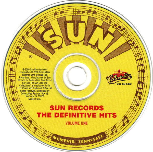 Various : Sun Records The Definitive Hits Volume One  (CD, Comp)