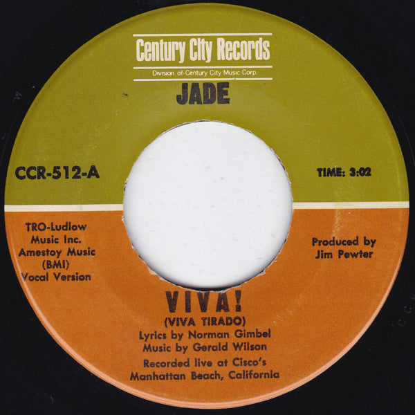 Jade (14) : Viva! (Viva Tirado) (7")