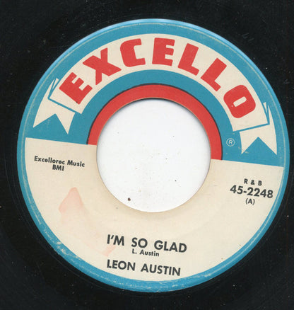Lee Austin : I'm So Glad / I'm Not Worried (7", Single)