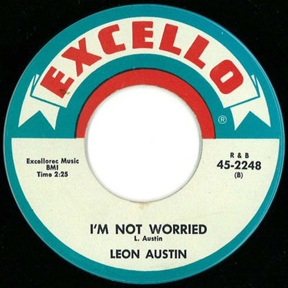 Lee Austin : I'm So Glad / I'm Not Worried (7", Single)
