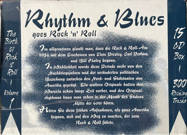 Various : Rhythm & Blues Goes Rock 'n' Roll Volume 1 (15xCD, Comp + Box)