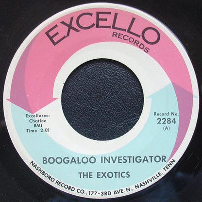 The Exotics (6) : Boogaloo Investigator (7", Single)