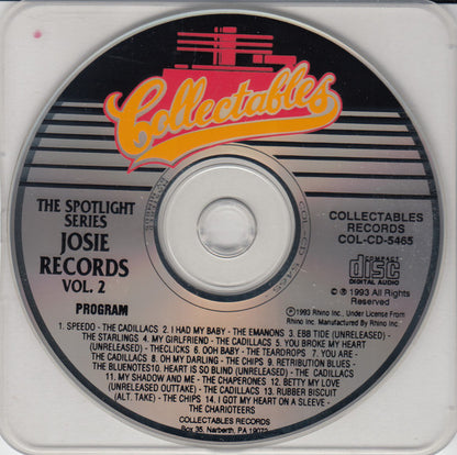 Various : Spotlite On Josie Records, Volume 2 (CD, Comp)