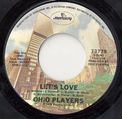 Ohio Players : Fopp / Let's Love (7", Styrene)
