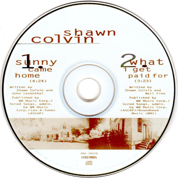 Shawn Colvin : Sunny Came Home (CD, Single)