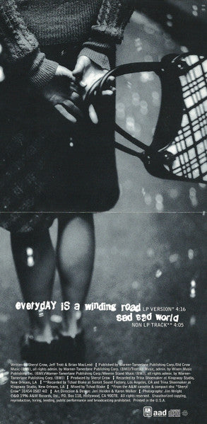 Sheryl Crow : Everyday Is A Winding Road (CD, Single)
