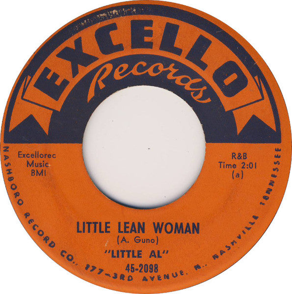 Little Al : Little Lean Woman / No Jive (7")