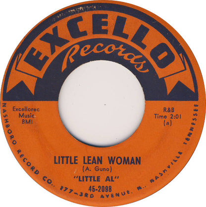 Little Al : Little Lean Woman / No Jive (7")