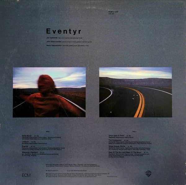 Jan Garbarek, Naná Vasconcelos, John Abercrombie : Eventyr (LP, Album)