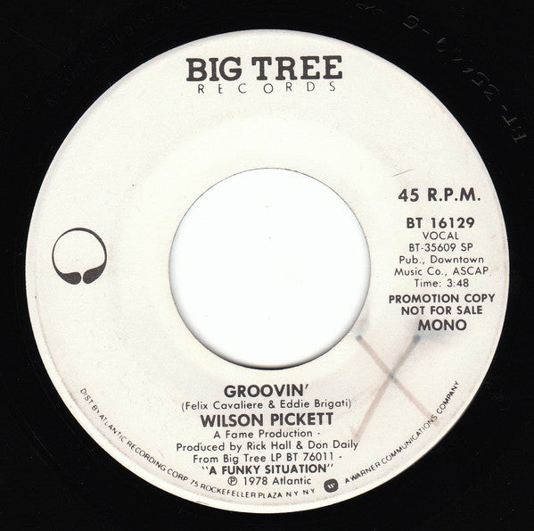 Wilson Pickett : Groovin' (7", Promo)
