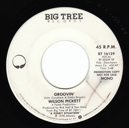 Wilson Pickett : Groovin' (7", Promo)