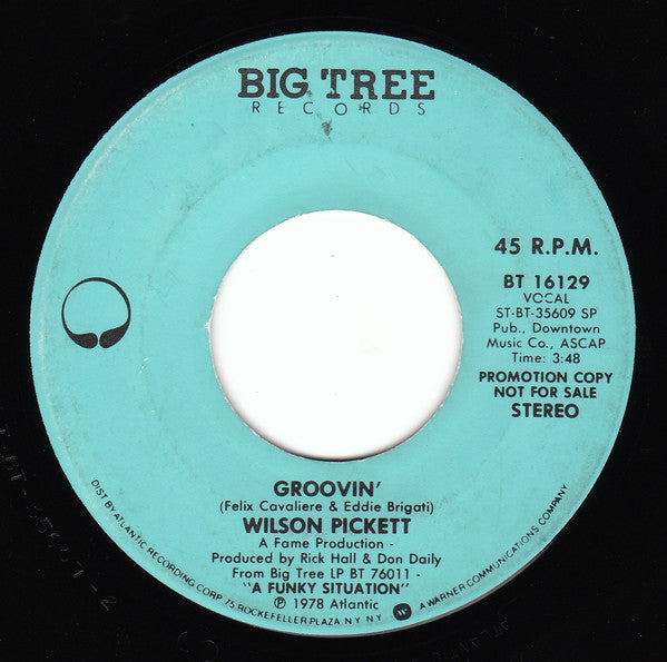 Wilson Pickett : Groovin' (7", Promo)