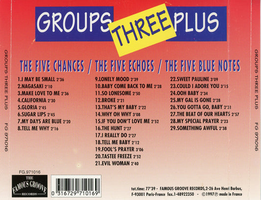 Various : Groups Three Plus (CD, Comp)