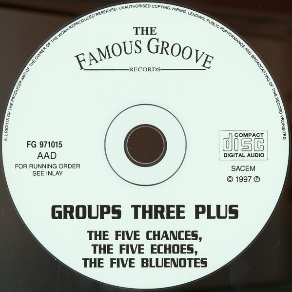 Various : Groups Three Plus (CD, Comp)