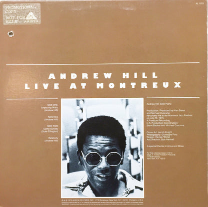 Andrew Hill : Live At Montreux (LP, Album, Promo, Ter)