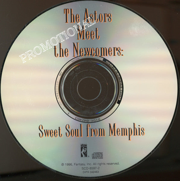 The Astors Meet The Newcomers : Sweet Soul From Memphis (CD, Comp, Mono, Promo)