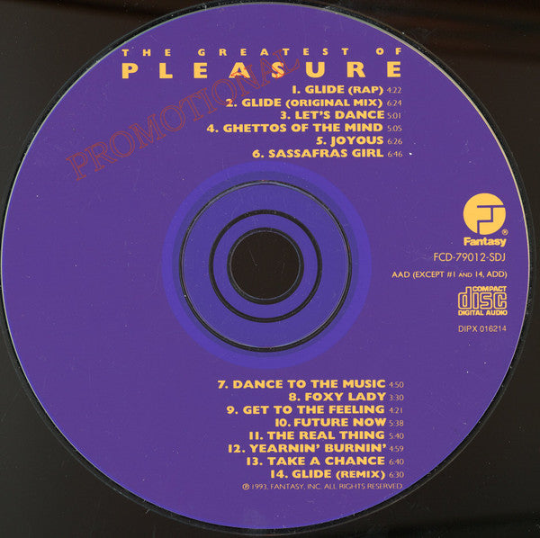 Pleasure (4) : The Greatest Of Pleasure (CD, Comp)