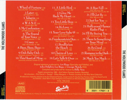 The Hollywood Flames : The Hollywood Flames (CD, Comp, Promo)