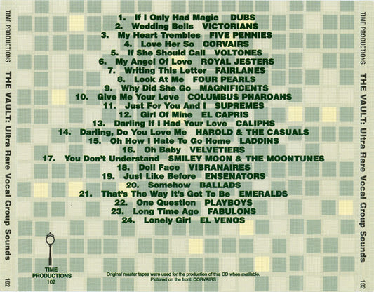 Various : The Vault Ultra Rare Vocal Group Sounds (CD, Comp)