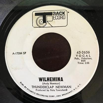 Thunderclap Newman : Something In The Air / Wilhemina (7", Single, Promo)