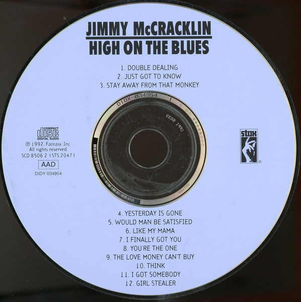 Jimmy McCracklin : High On The Blues (CD, Album, Club, RE, RM)