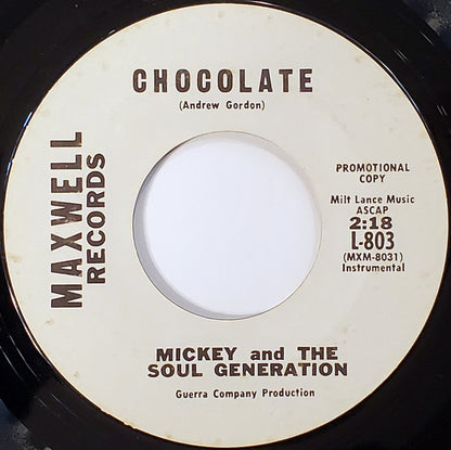 Mickey & The Soul Generation : Iron Leg / Chocolate (7", Promo, Styrene, Pit)