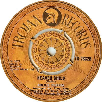 Bruce Ruffin : One Big Happy Family / Heaven Child (7")