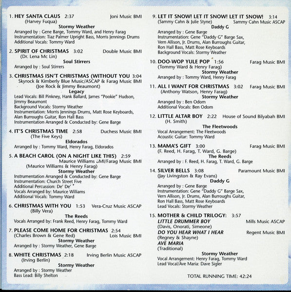Stormy Weather : Street Carols - December Voices (CD, Comp)