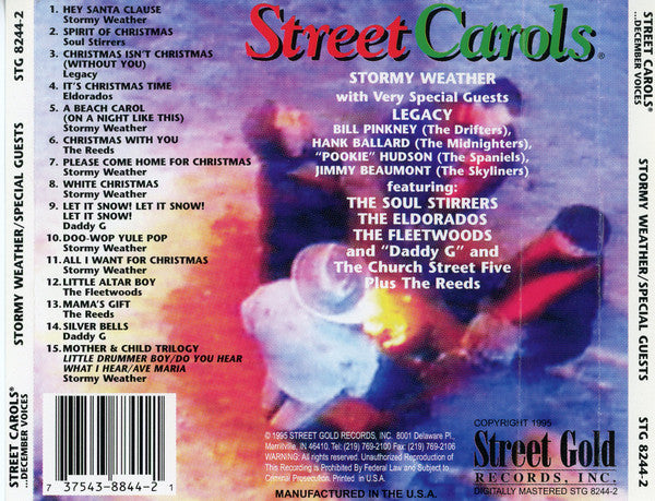 Stormy Weather : Street Carols - December Voices (CD, Comp)