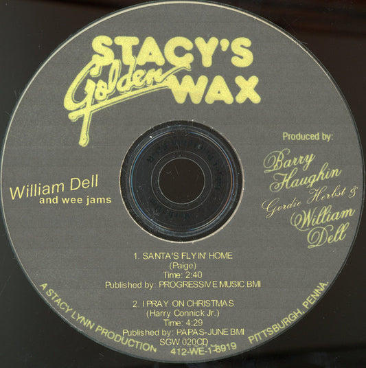 William Dell And Wee Jams : Santa's Flyin' Home (CDr)