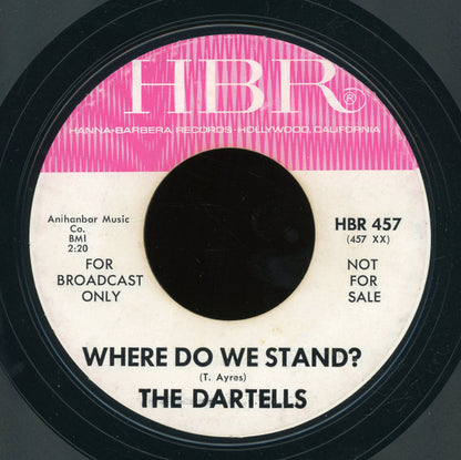 The Dartells : Clap Your Hands (7", Promo, Styrene, All)