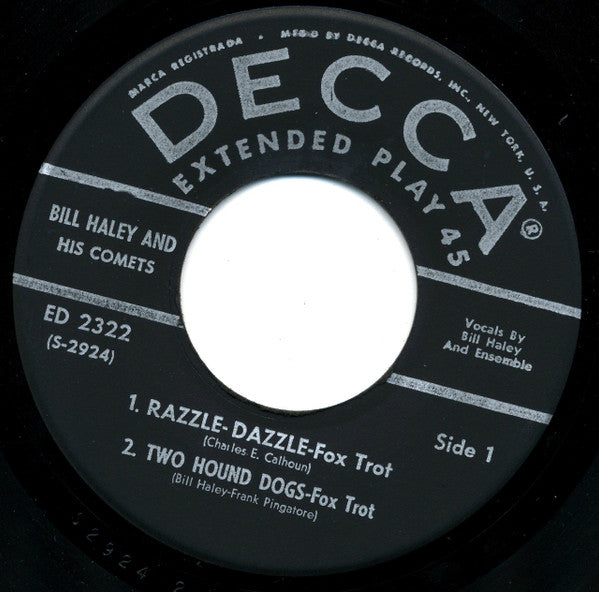 Bill Haley And His Comets : Rock 'N Roll (7", EP)