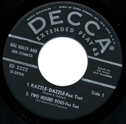 Bill Haley And His Comets : Rock 'N Roll (7", EP)